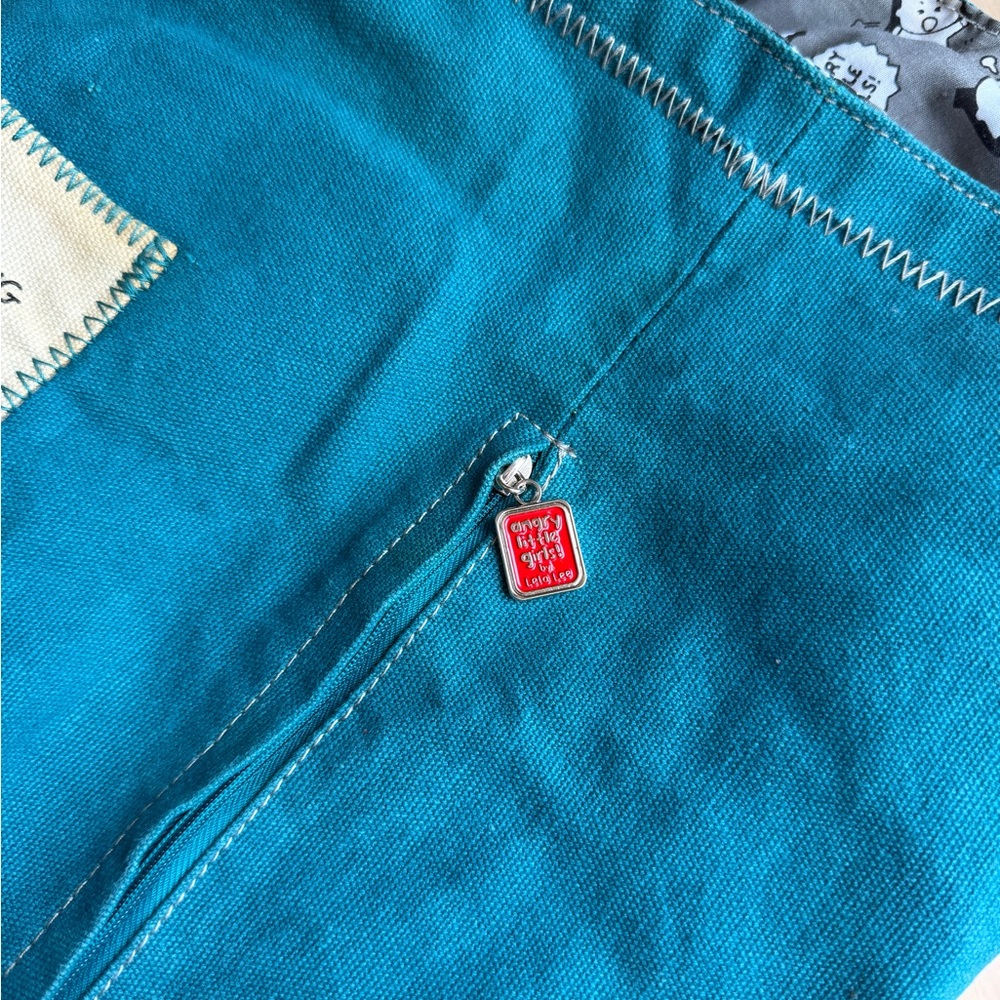 Angry Little Girls Tote NWOT (washed!) - Picture 4 of 4